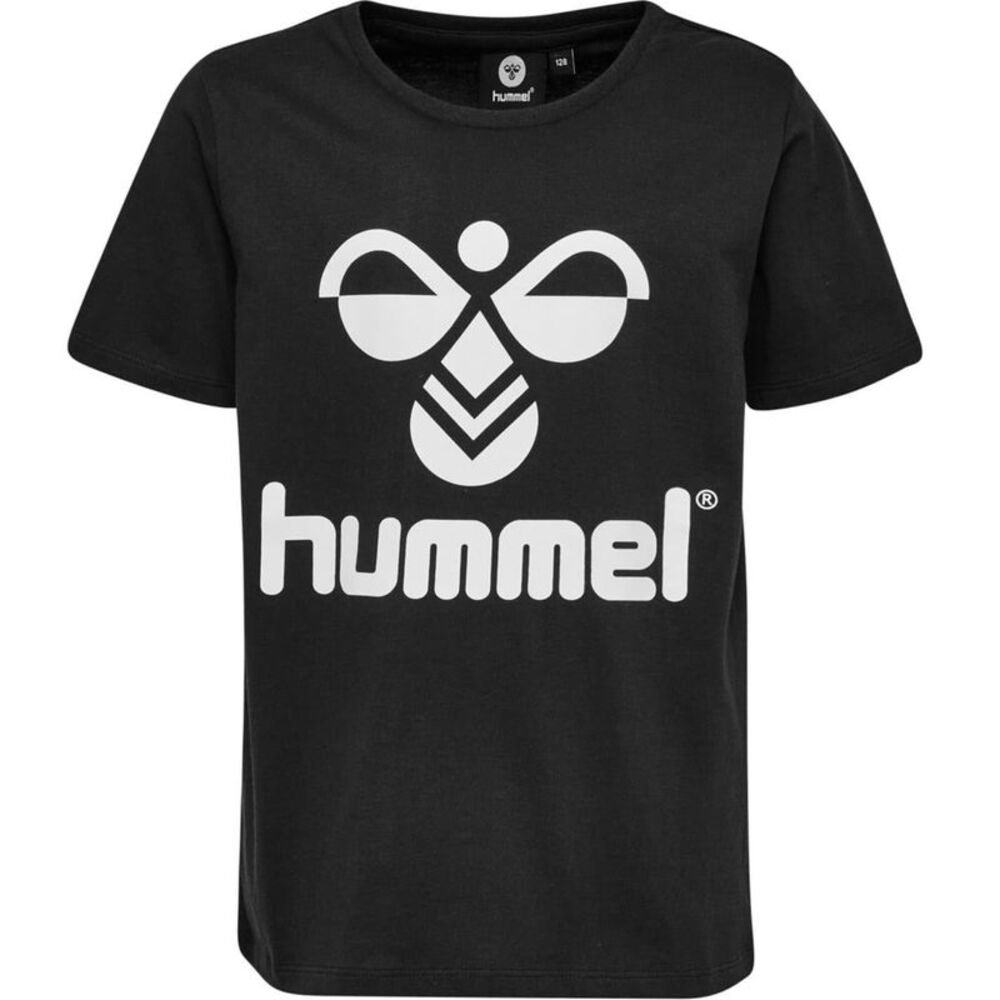 Hummel Childrens/Kids Logo Crew Neck / Black